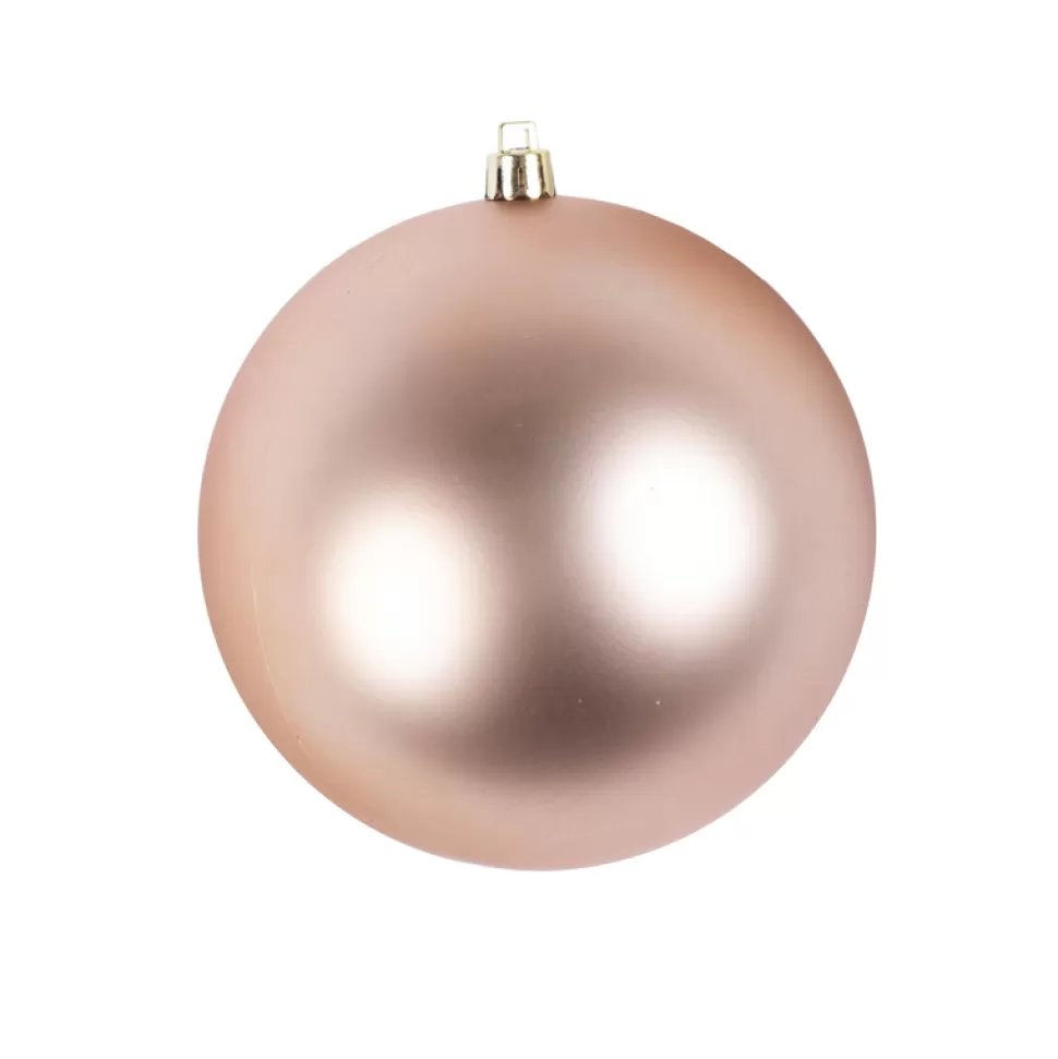 Christmas Forever BALL 120MM/5″ METALLIC ROSE GOLD