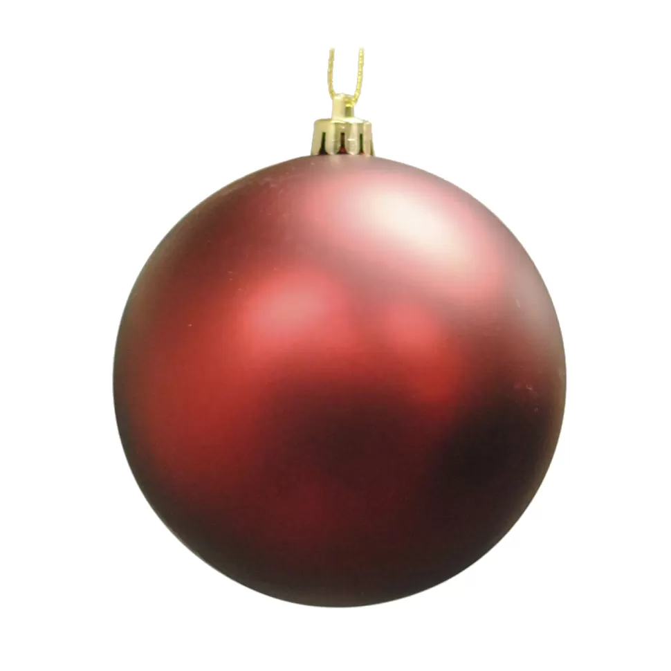 Christmas Forever BALL 150MM/6″ MATT CRANBERRY