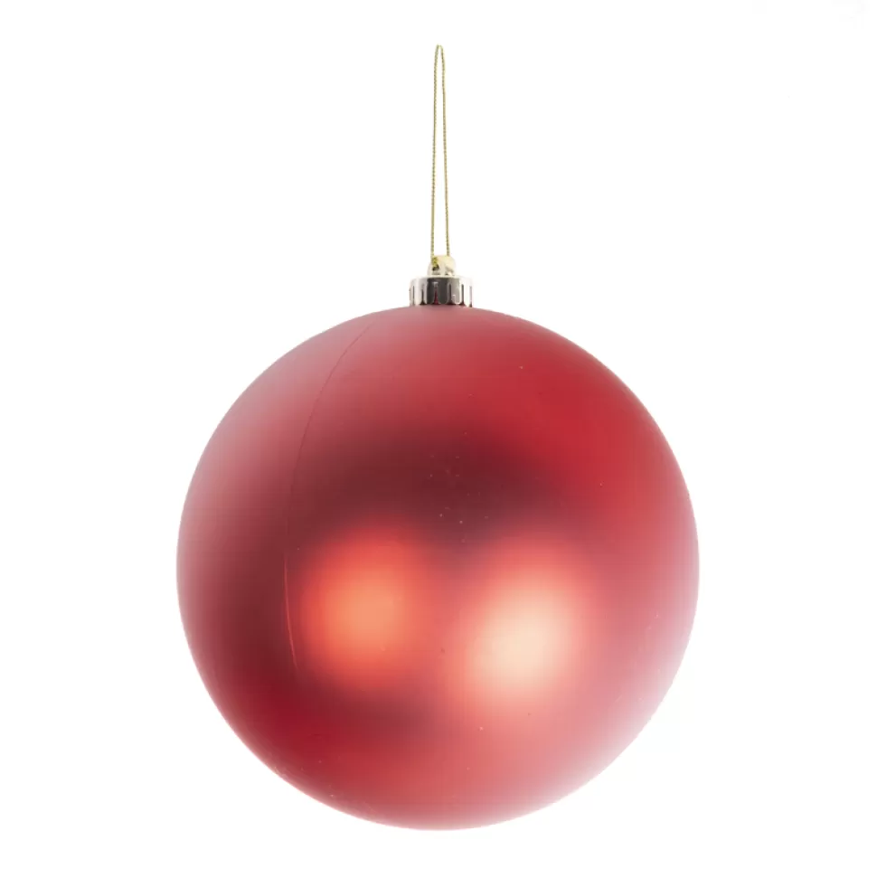 Christmas Forever BALL 200MM/8″ MATT RED
