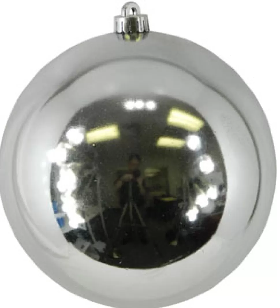 Christmas Forever BALL 250MM/10″ SHINY SILVER