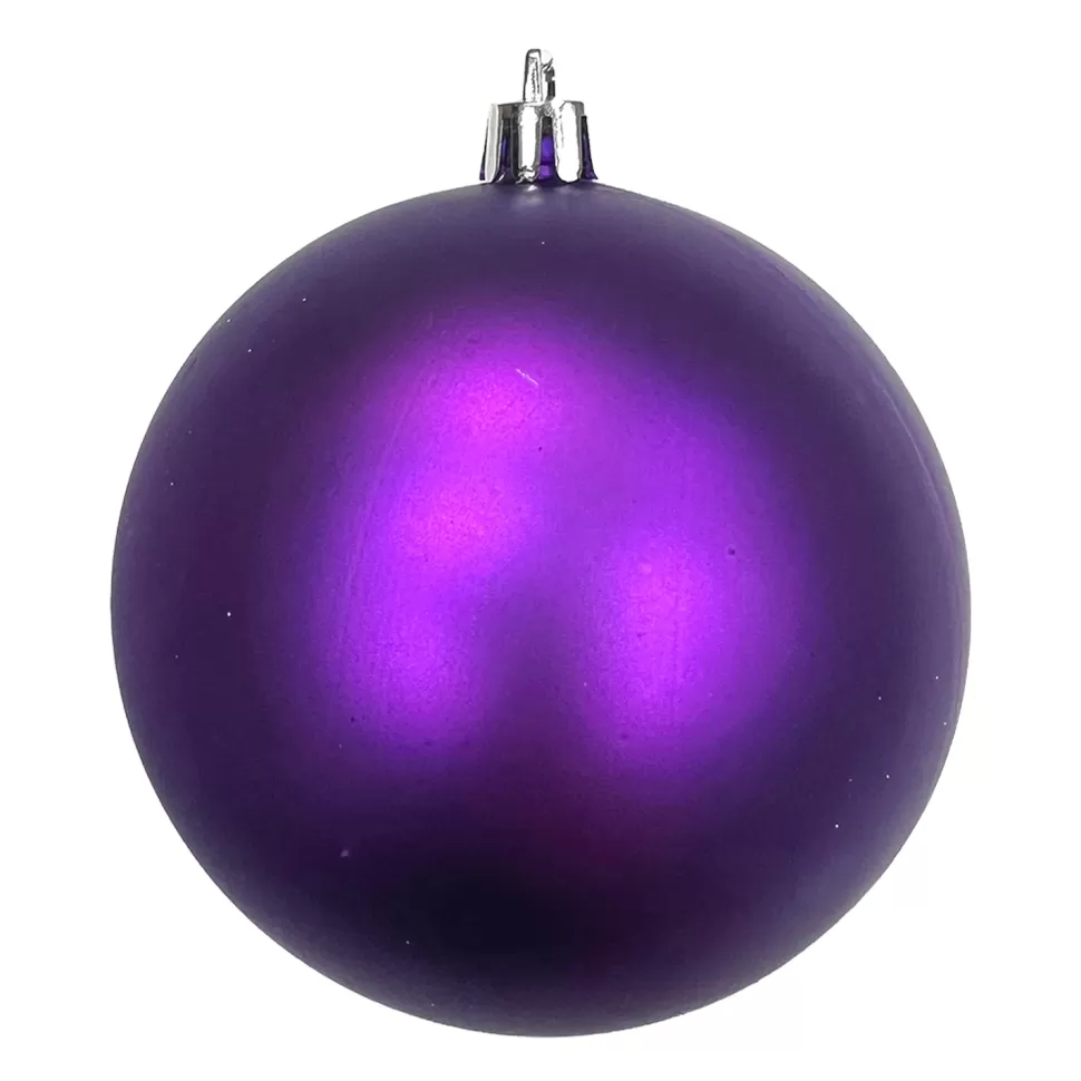 Christmas Forever BALL 90MM MATT DARK PURPLE