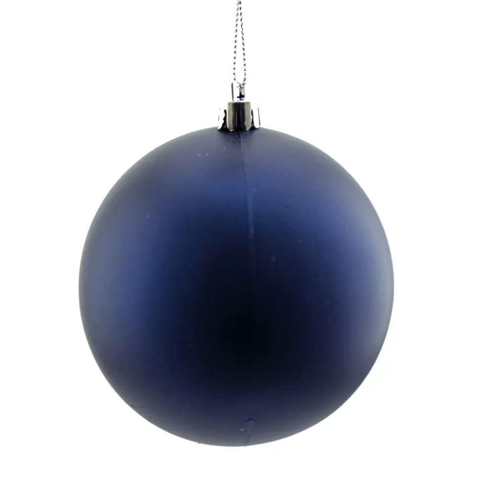 Christmas Forever BALL 90MM MATT NAVY BLUE