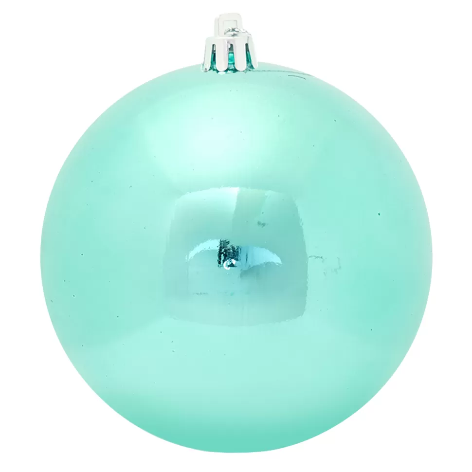 Christmas Forever BALL 90MM SHINY AQUA