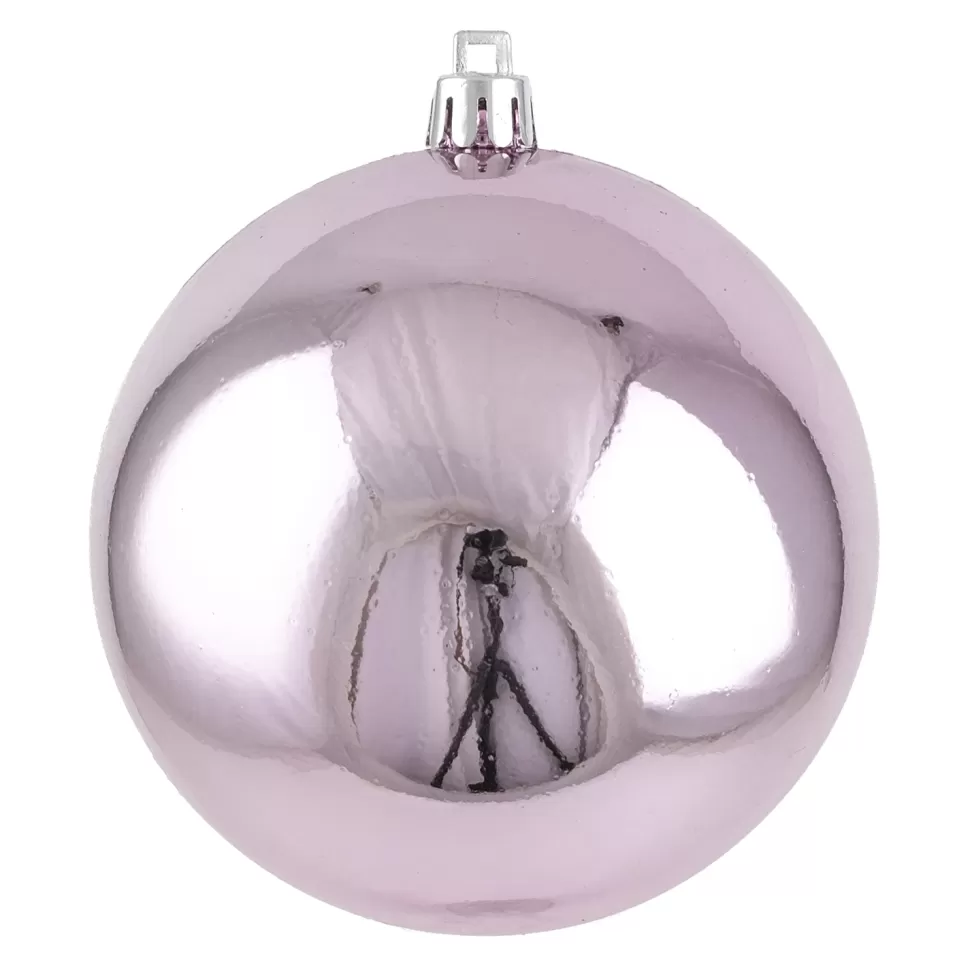 Christmas Forever BALL 90MM SHINY PINK