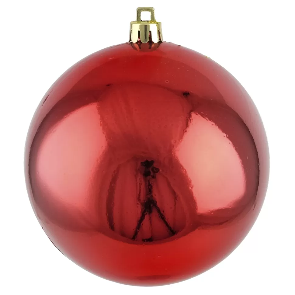 Christmas Forever BALL 90MM SHINY RED