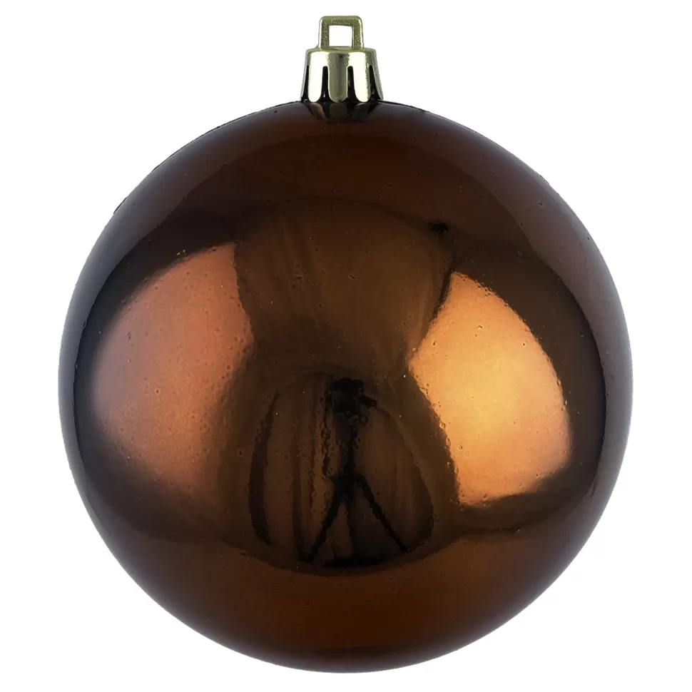 Christmas Forever BALL 90MM SHINY RUSTY COPPER