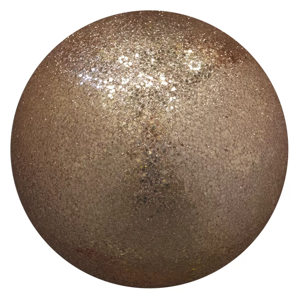 Christmas Forever BALL GLITTER 120MM LIGHT COPPER