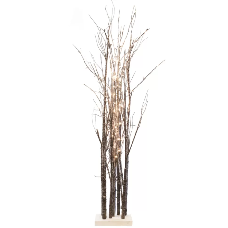 Christmas Forever BIRCH GROVE W/ SNOW 72″ 160 LED TWK LIGHTS 120V
