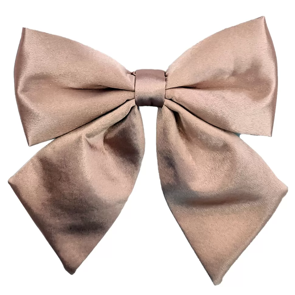 Christmas Forever BOW SPONGE/FABRIC 8.5″ ROSE GOLD