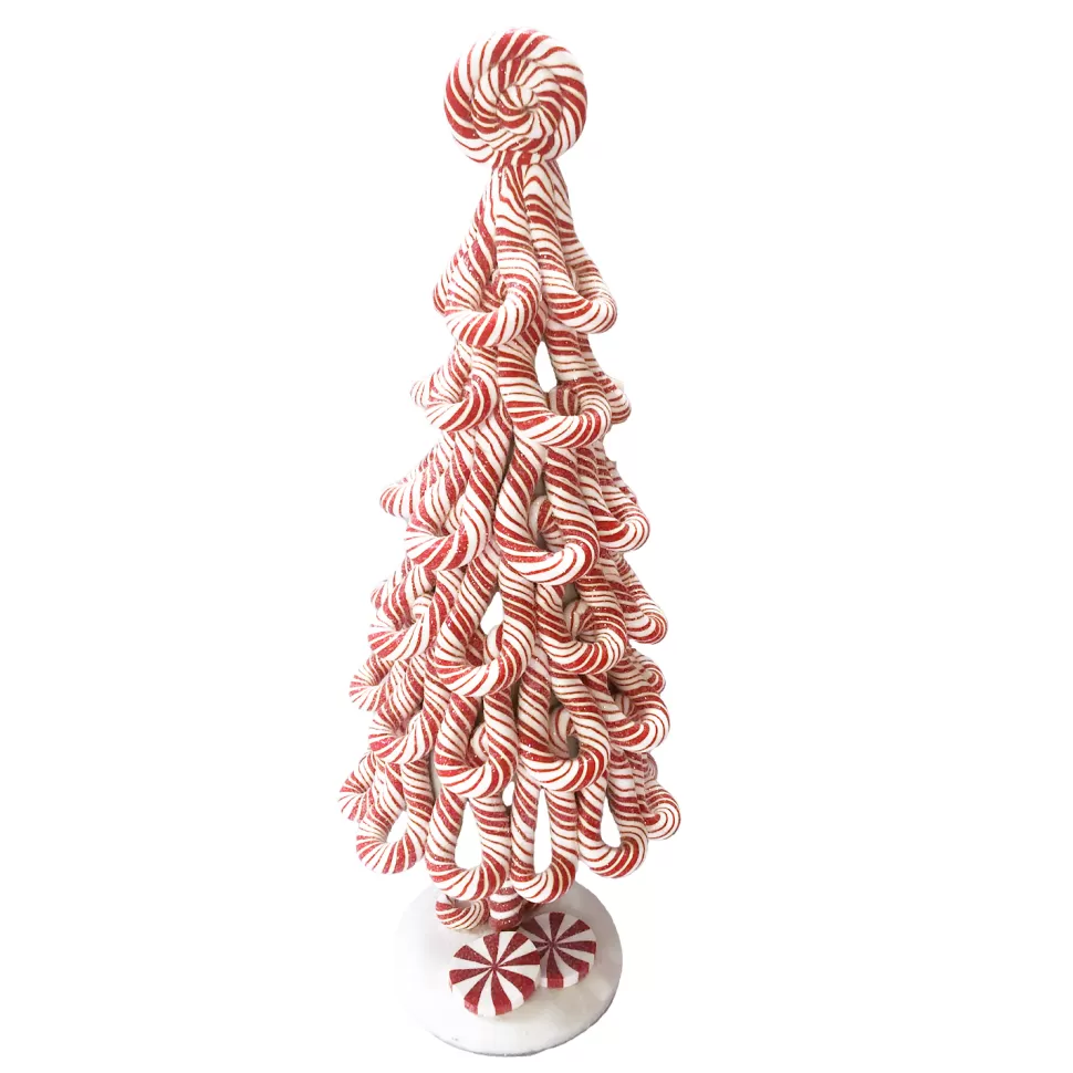 Christmas Forever CANDY CANE TREE 12.6″ CLAY DOUGH