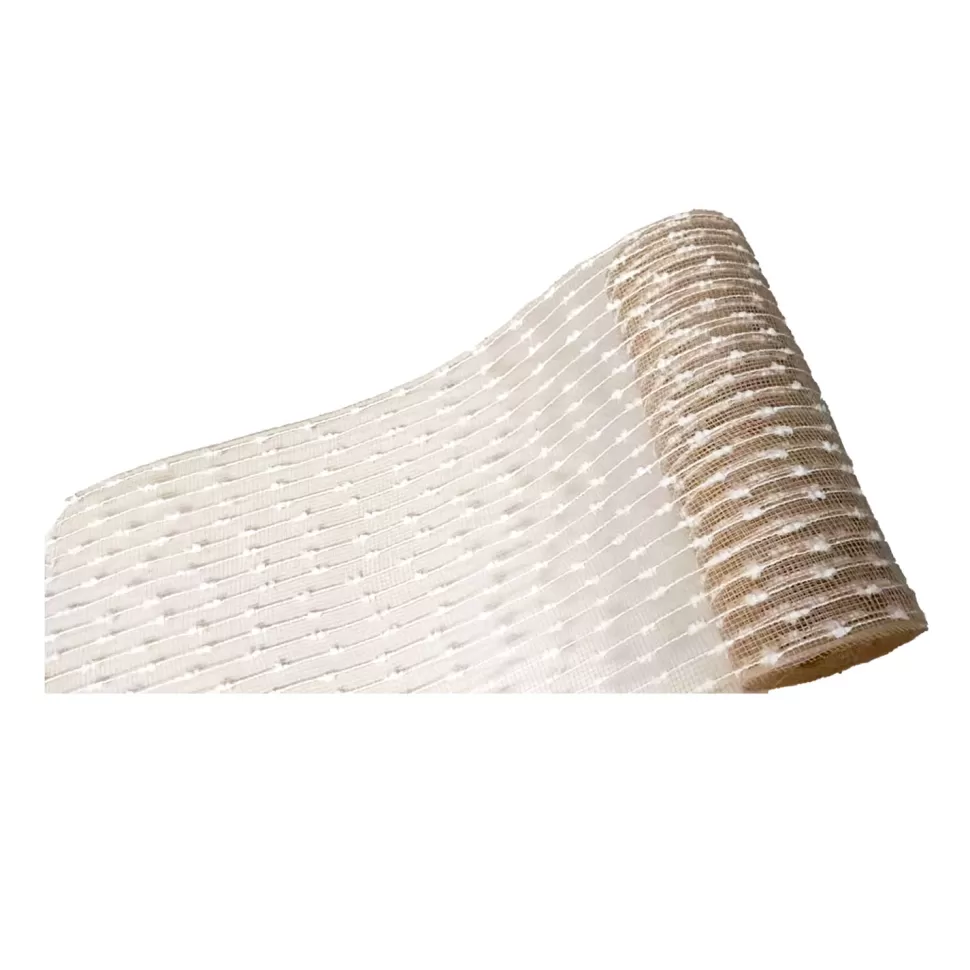 Christmas Forever DECOR MESH 10.5″x10 YDS NAT NATURAL/WHITE