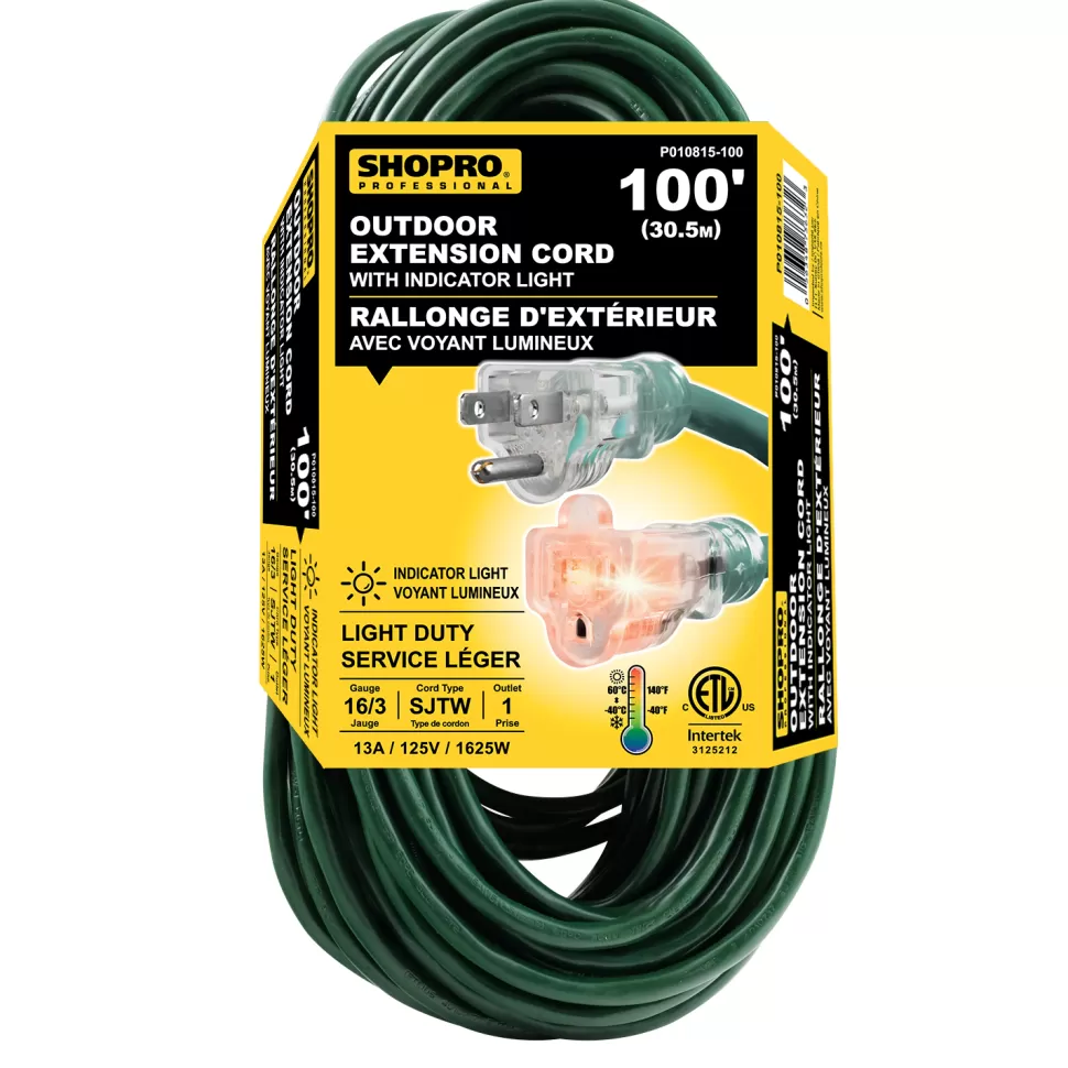 Christmas Forever EXT. CORD O/D 16/3 100′ GREEN