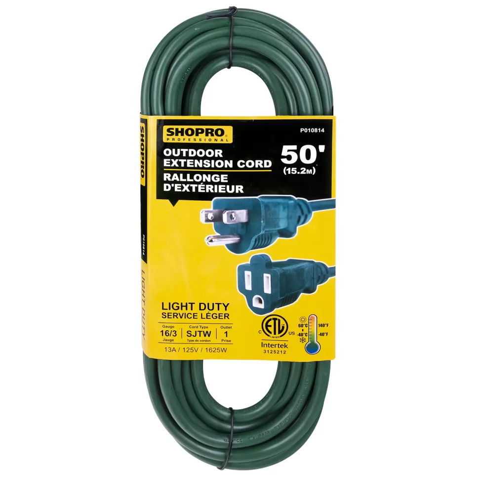 Christmas Forever EXT. CORD O/D 16/3 1-OUTLET 50′ GREEN