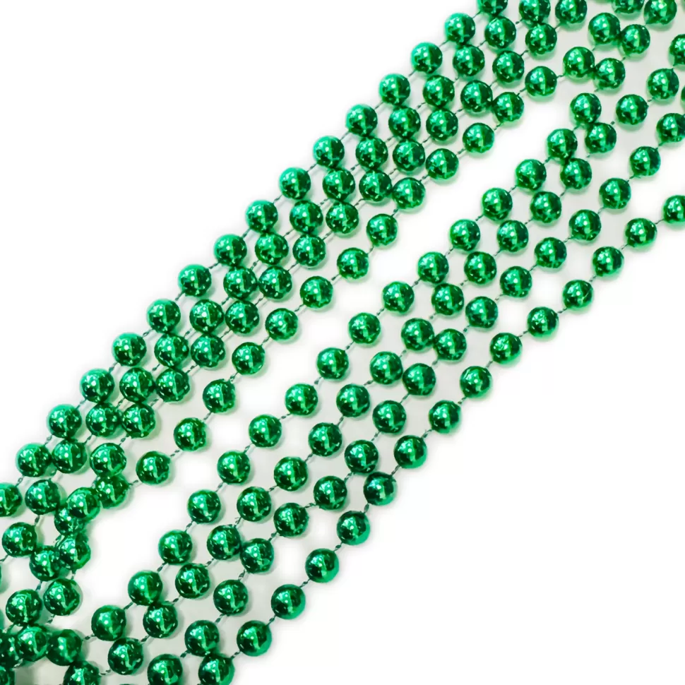 Christmas Forever GARLAND BEAD 10MM 108″/ 9FT (2.7M) GREEN