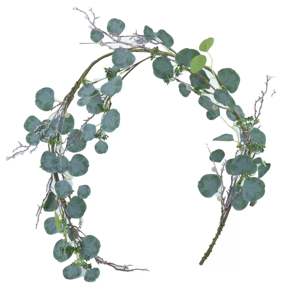 Christmas Forever GARLAND EUCALYPTUS 60″ W/ TWIGS