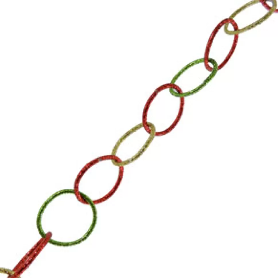 Christmas Forever GARLAND GLITTER RING 72″ RED/ GREEN/ GOLD