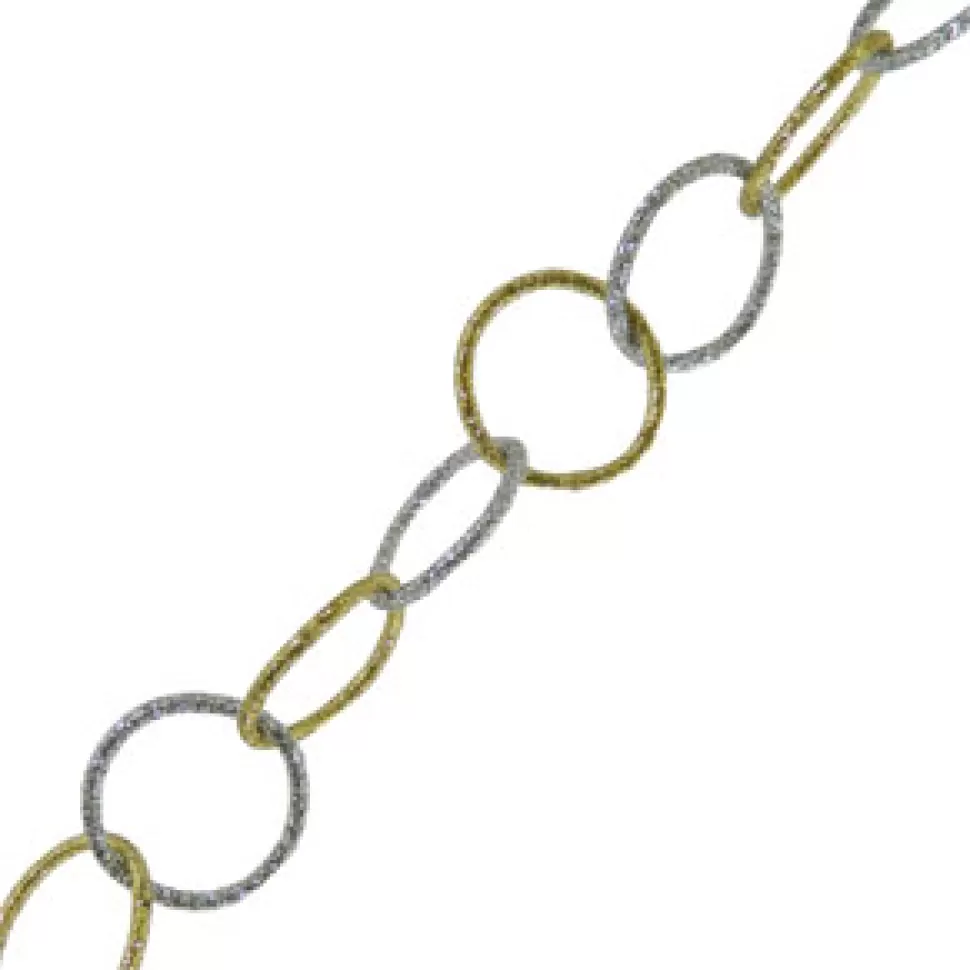 Christmas Forever GARLAND GLITTER RING 72″SILVER/ GOLD