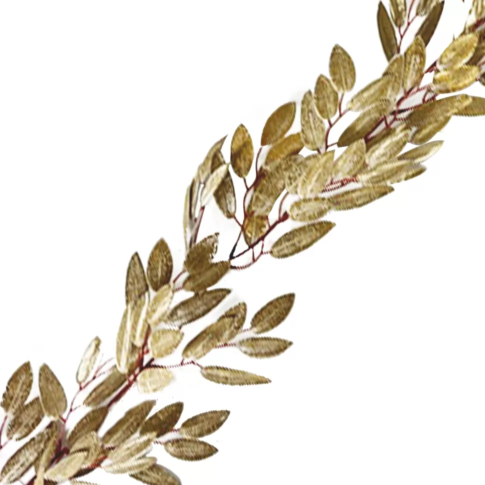 Christmas Forever GARLAND LEAVES 63″ BRONZE /GREEN METALLIC