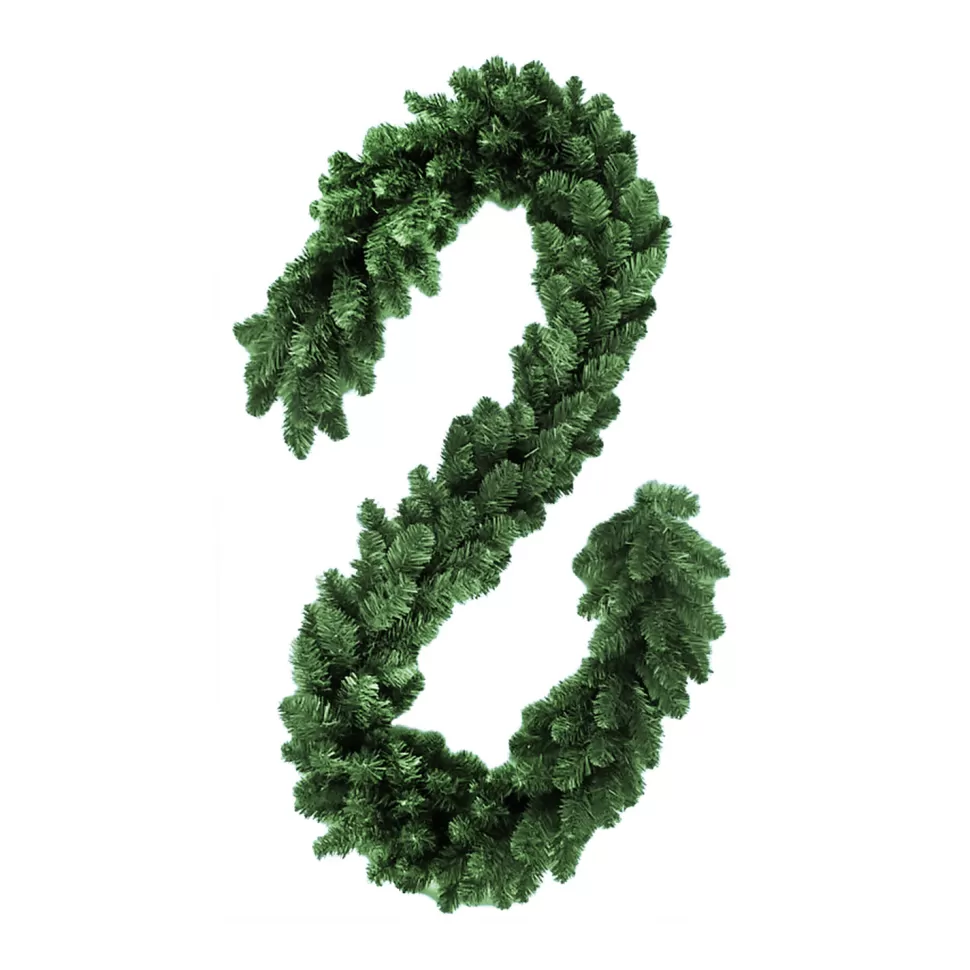 Christmas Forever GARLAND NAT. SHERWOOD PINE 9′ 12″ 180 TIPS