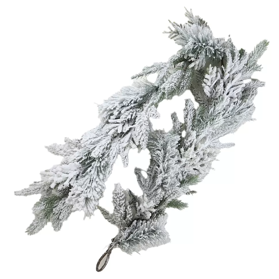 Christmas Forever GARLAND PINE 60″ FLOCKED MIXED PINE