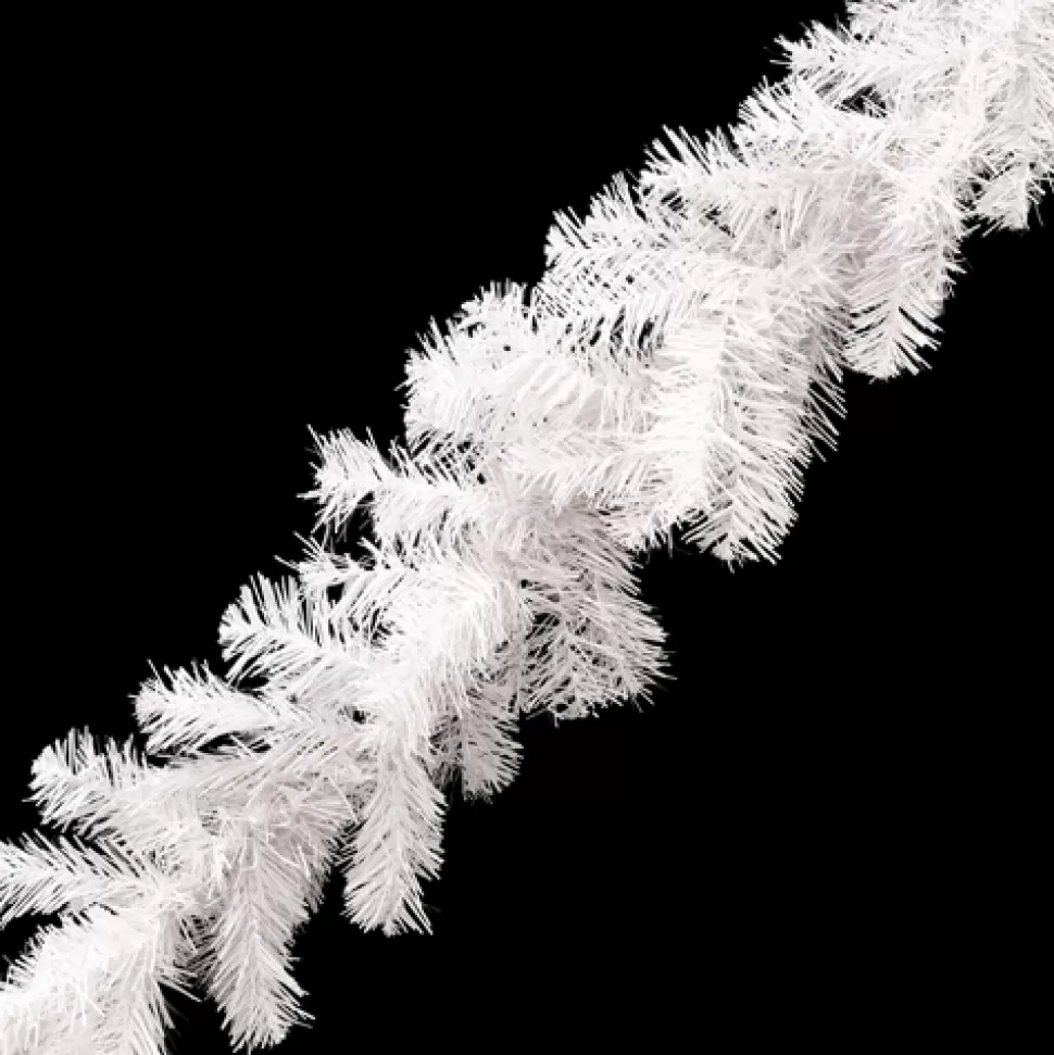 Christmas Forever GARLAND WHITE/ CLEAR WINTER FROST 9′ X 10″ 180 TIPS
