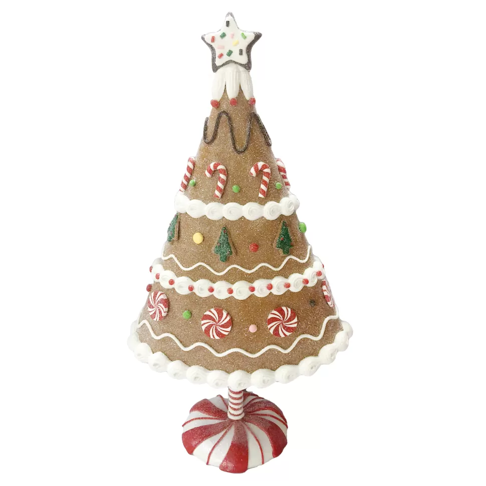 Christmas Forever GINGERBREAD TREE 13.2″ CLAY DOUGH