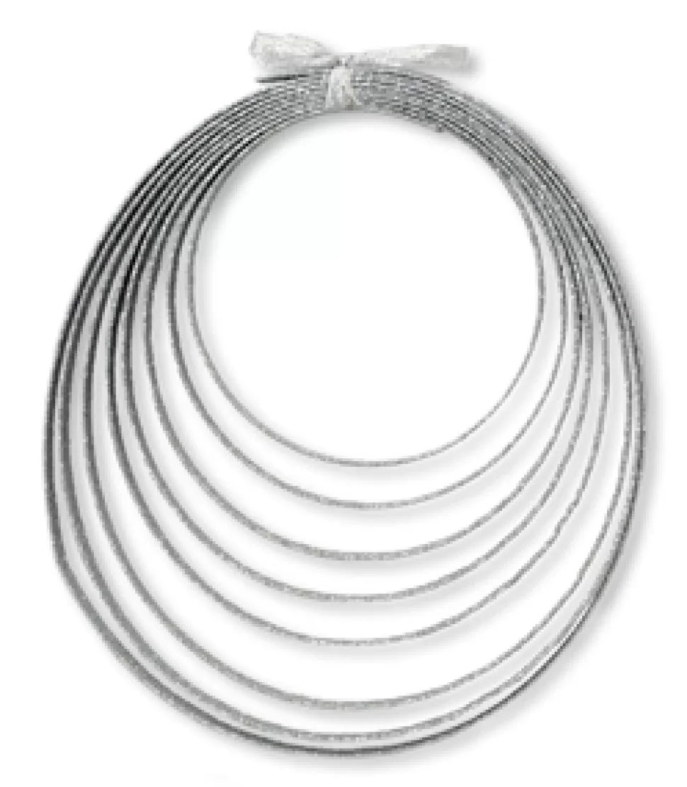 Christmas Forever GLITTER RIBBON 15 FT. SILVER