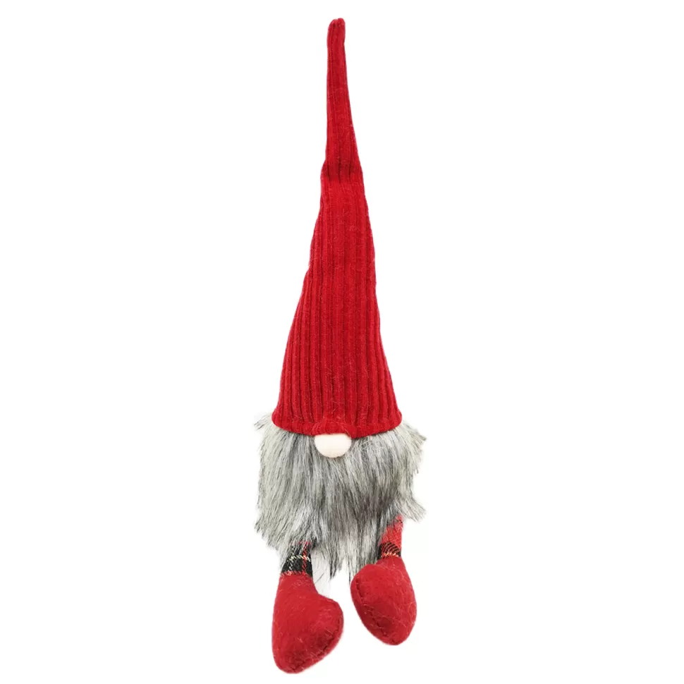 Christmas Forever GNOME PLUSH 15″ RED W/ DANGLE LEGS