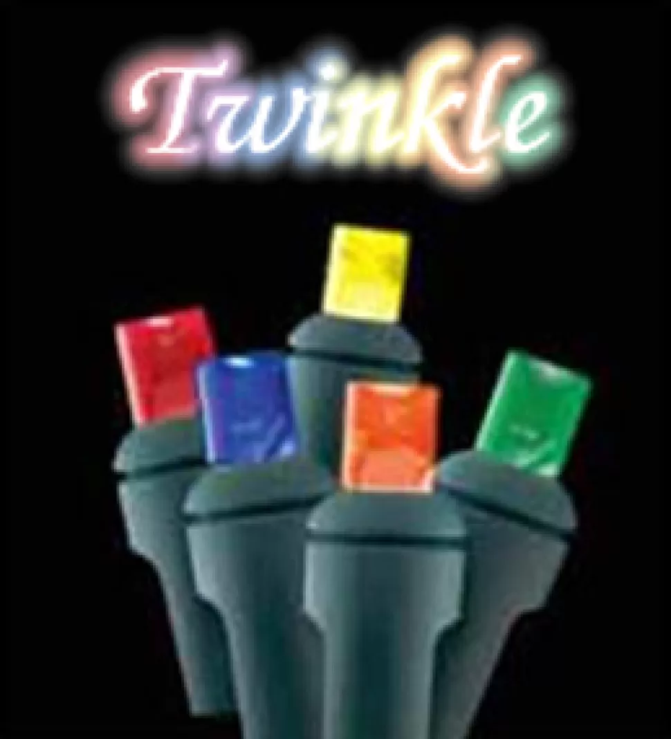 Christmas Forever LIGHT LED I/D CONICAL 35L 5-MULTI TWINKLE