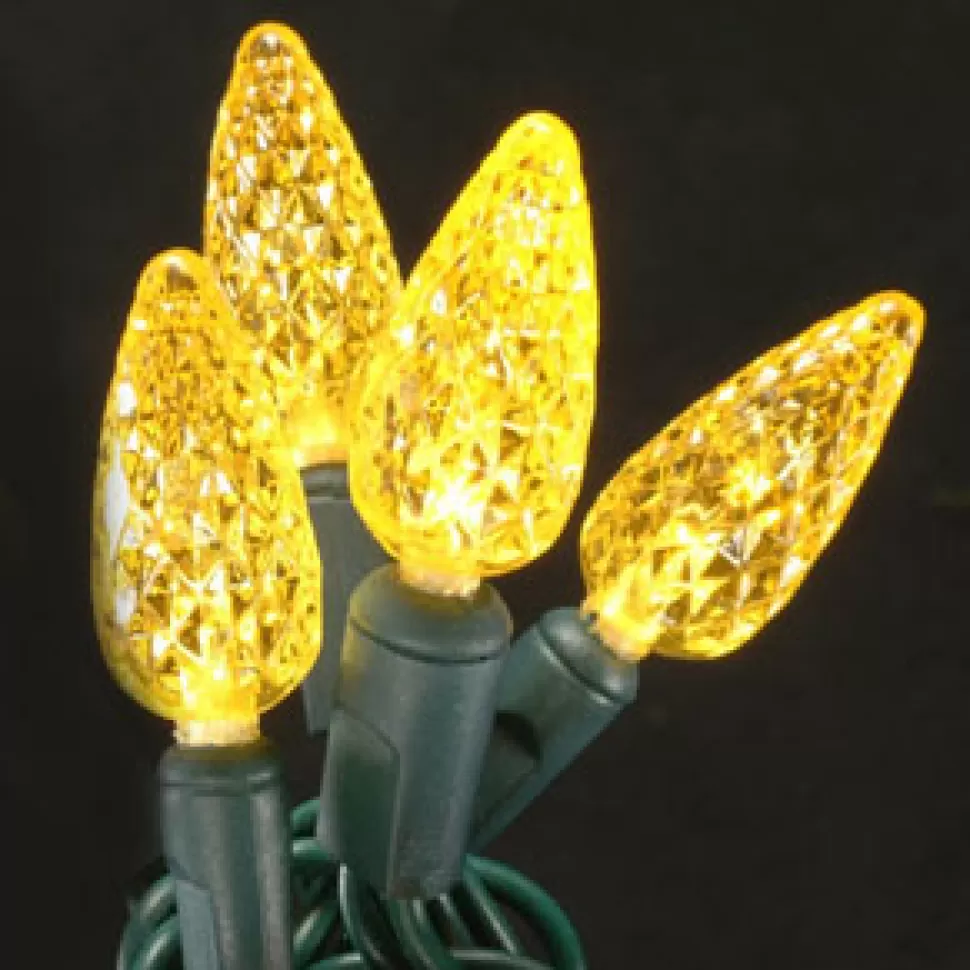 Christmas Forever LIGHT LED O/D C6 FACETED 70L GOLD
