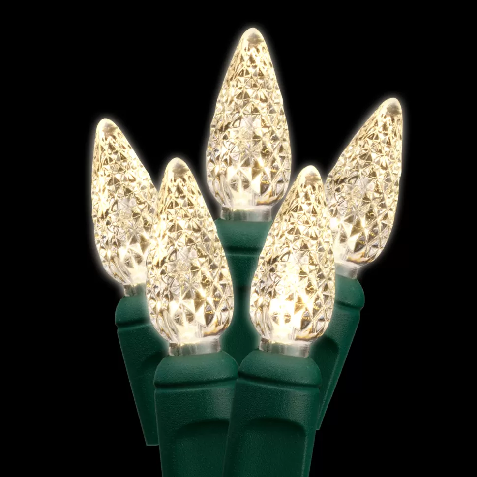 Christmas Forever LIGHT LED O/D C6 FACETED 70L WARM WHITE