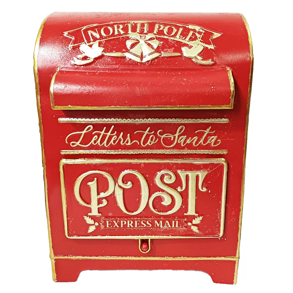 Christmas Forever METAL MAIL BOX 9.5″x14″ – “LETTERS TO SANTA”