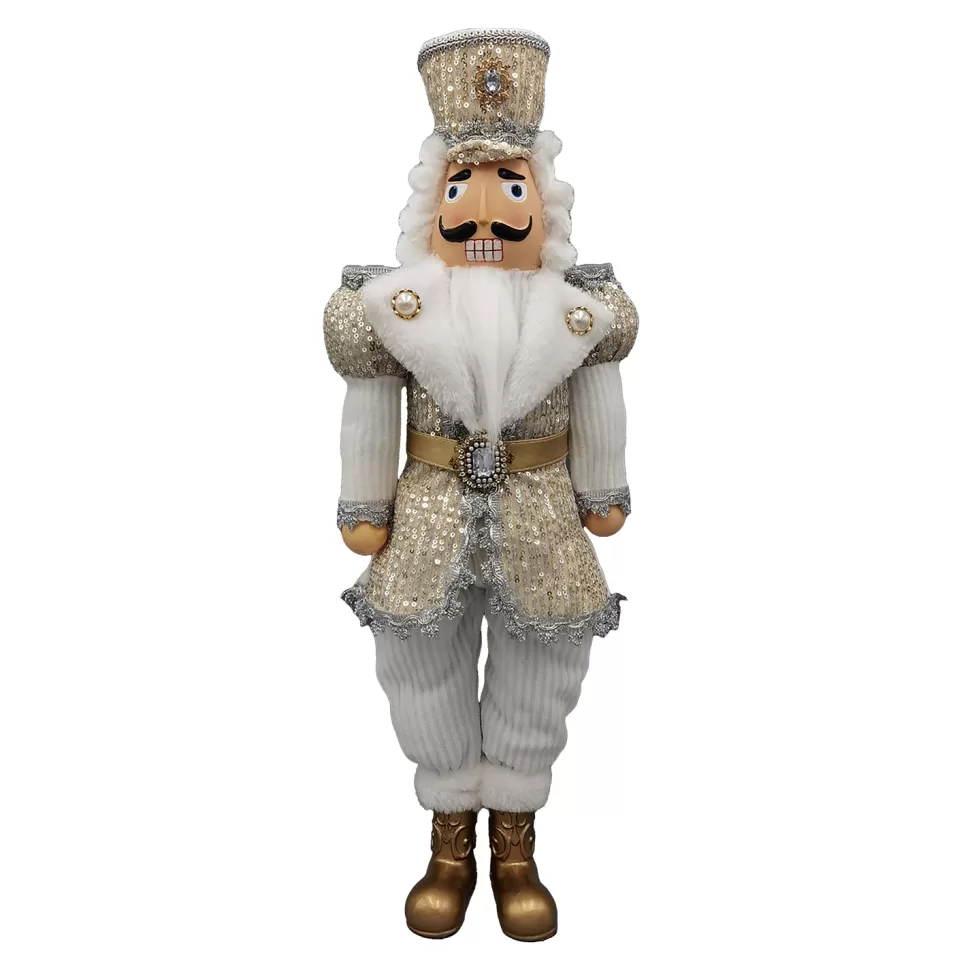 Christmas Forever NUTCRACKER 22″ GOLD/SILVER ROYALTY SUIT