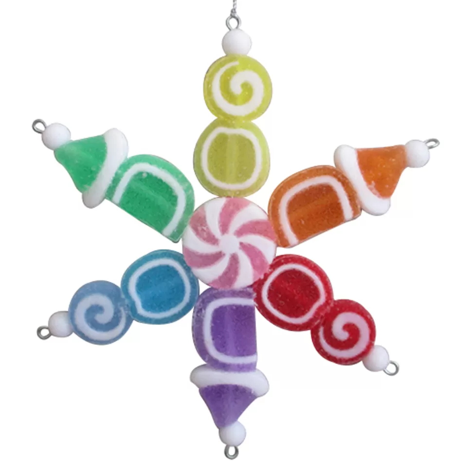 Christmas Forever ORN CANDY SNOWFLAKE 6″ MULTI