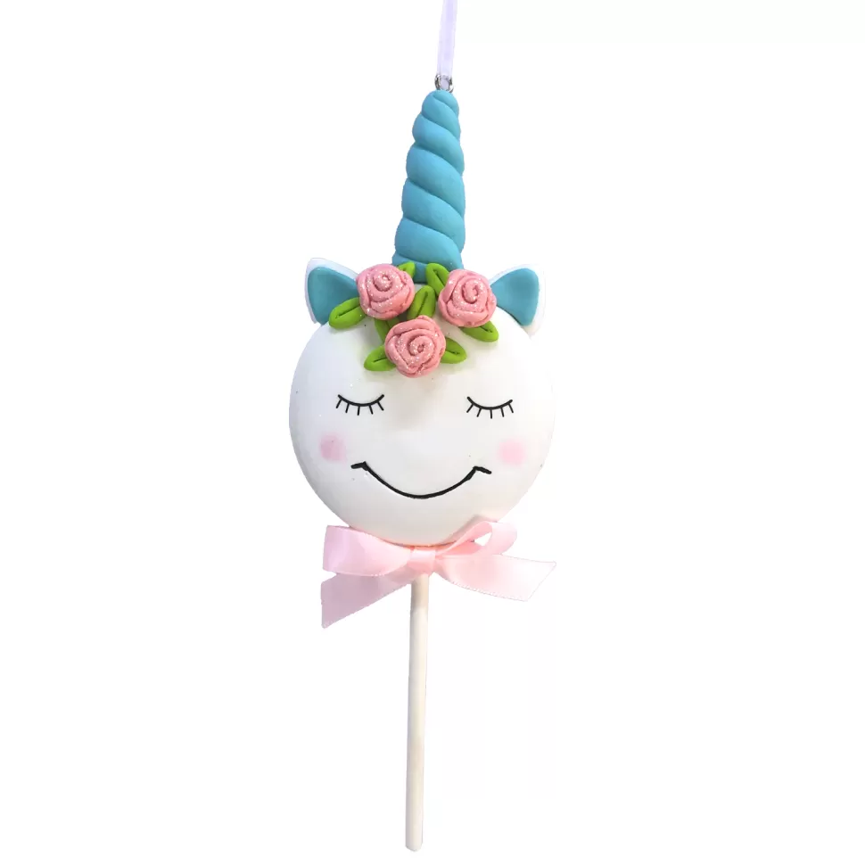 Christmas Forever ORN CANDY SPRINKLE UNICORN HEAD 7.1″ CLAY DOUGH