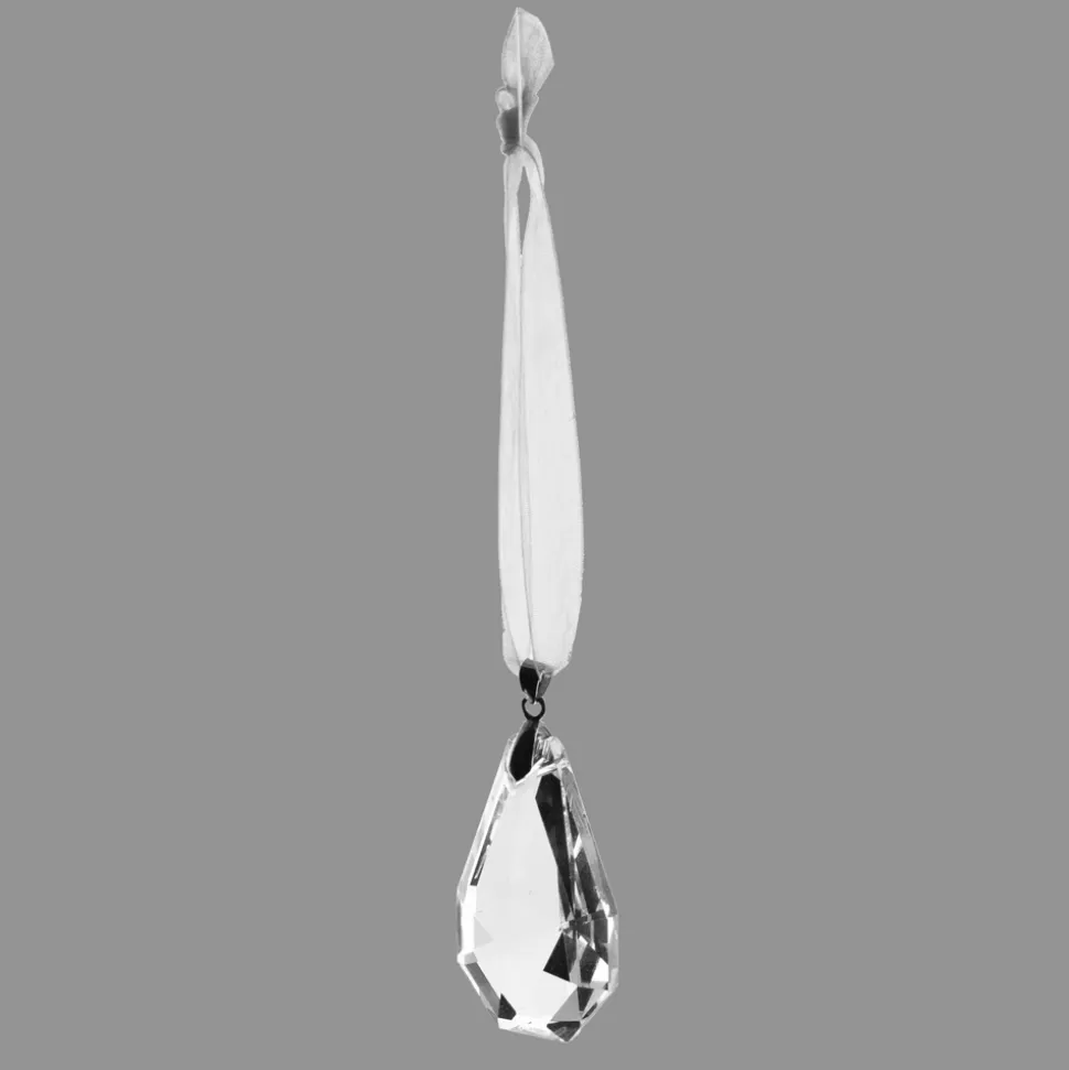Christmas Forever ORN CLEAR ACRYLIC DROP 7″