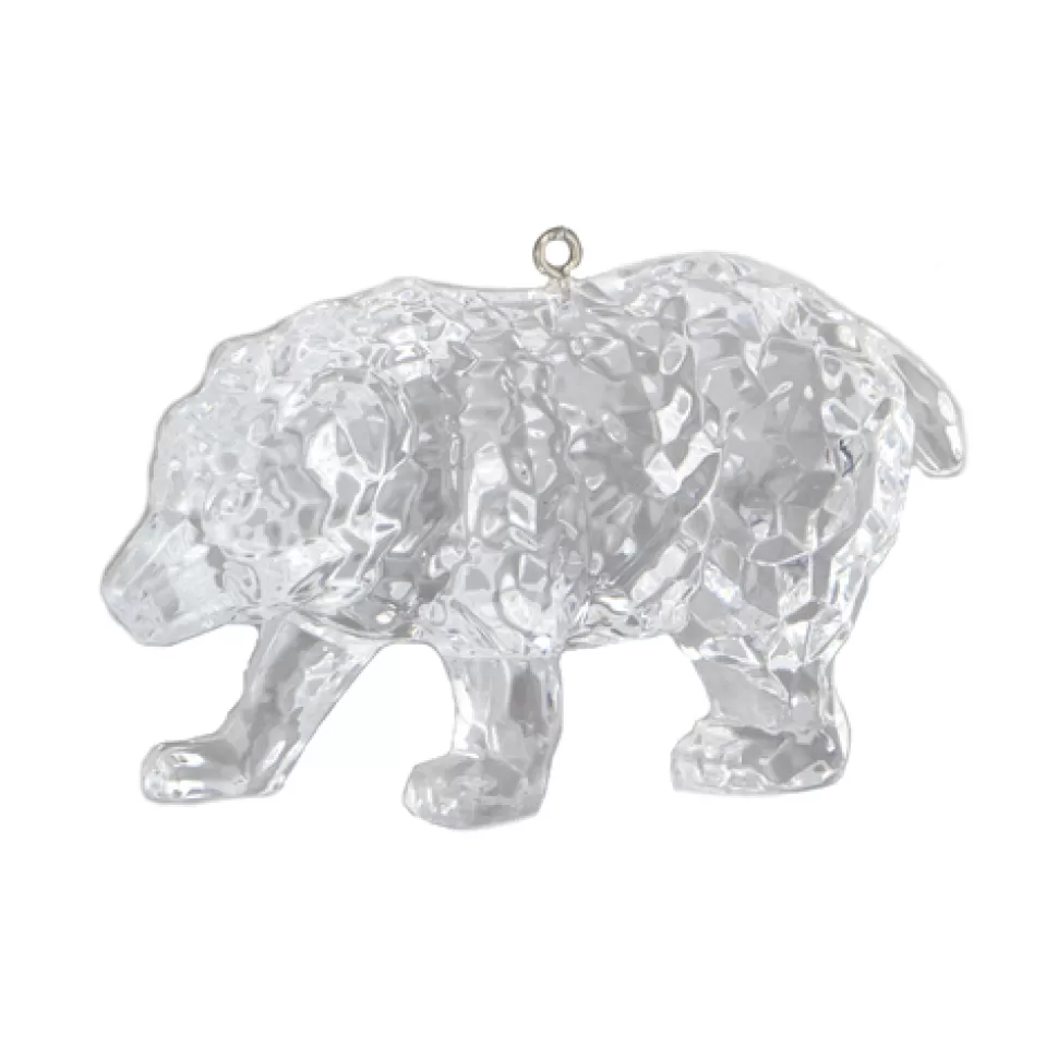 Christmas Forever ORN CLEAR BEAR 4″ ACRYLIC
