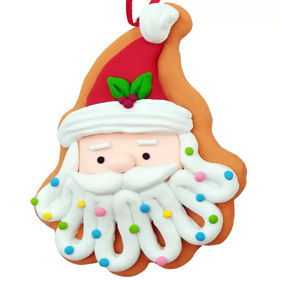 Christmas Forever ORN GINGERBREAD SANTA RESIN 3″X4″