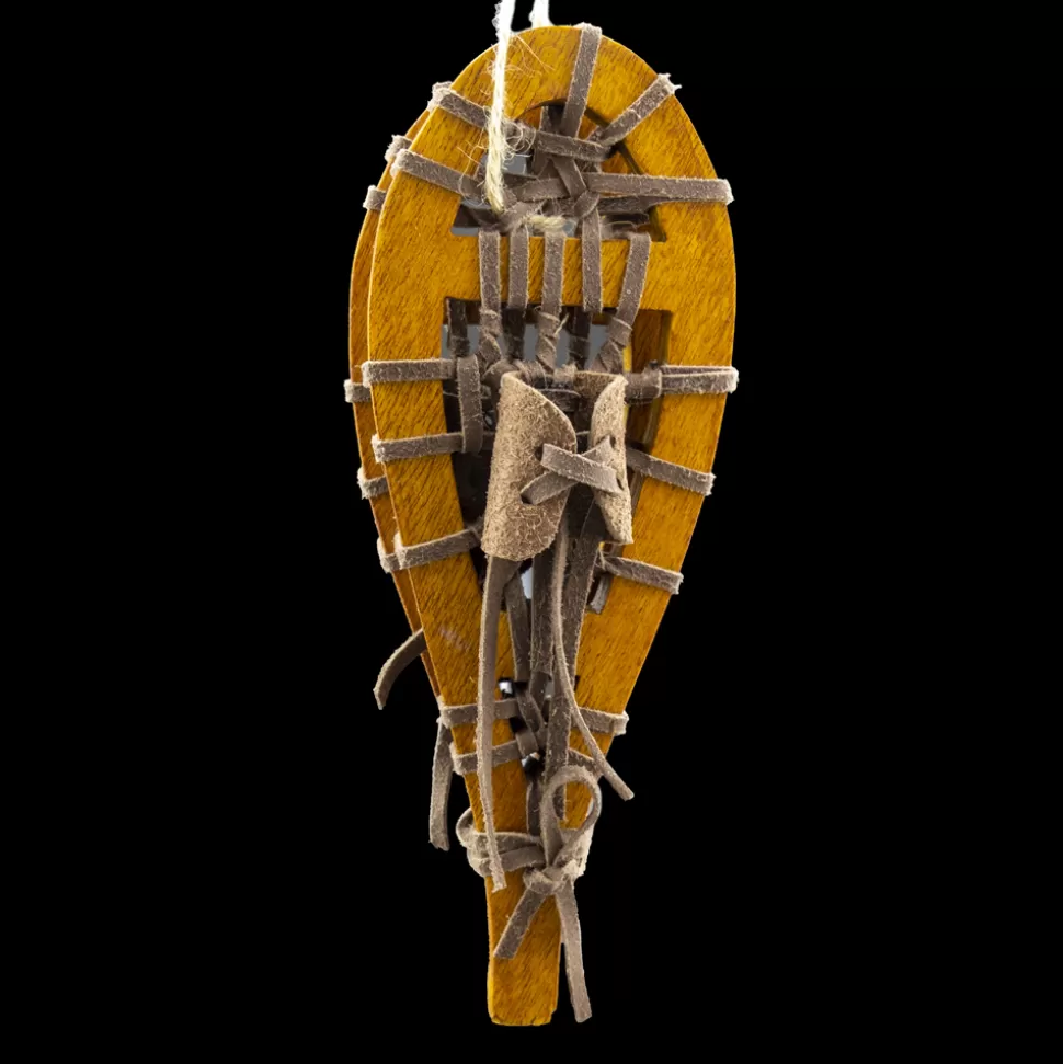 Christmas Forever ORN WINTER WOODEN SNOWSHOE 8″ NATURAL