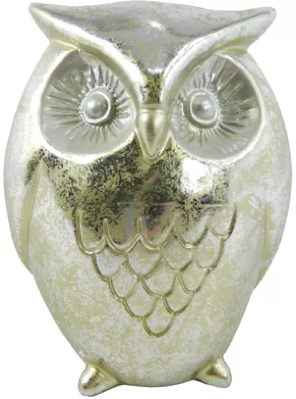 Christmas Forever OWL 6.5″ ANTIQUE SILVER