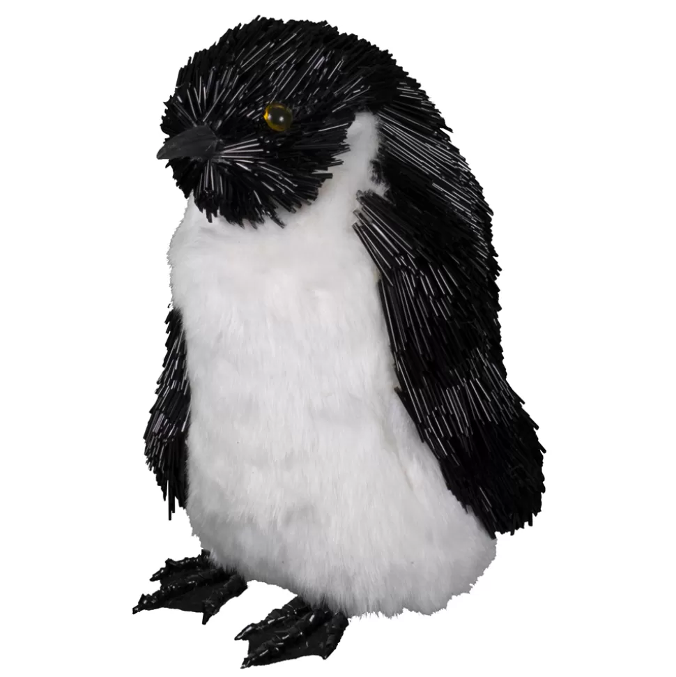 Christmas Forever PENGUIN BLACK/ WHITE 7″ W/ FUR BELLY