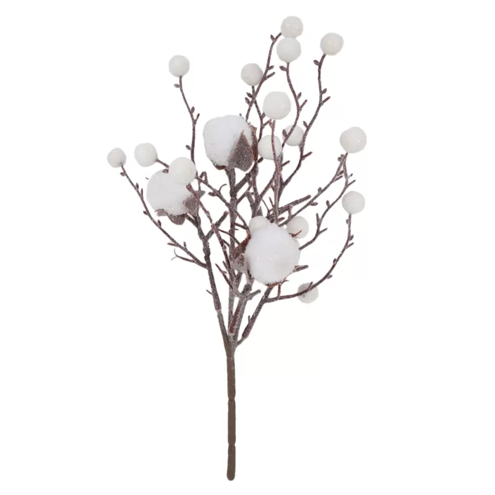 Christmas Forever PICK SNOW BALLS 12″ WHITE FROSTING