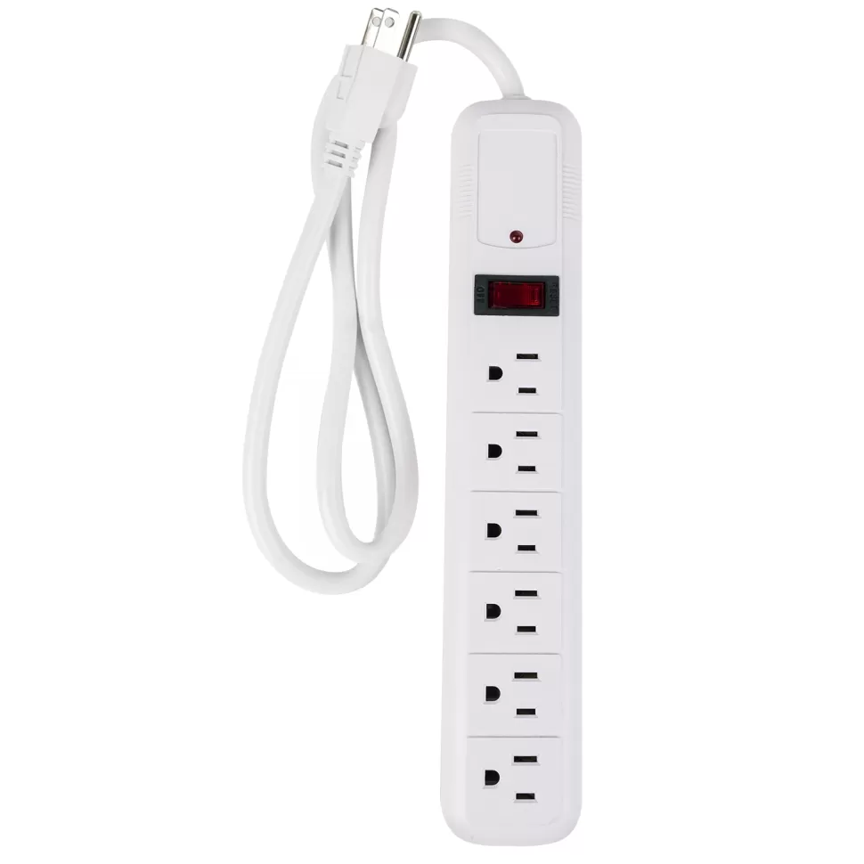 Christmas Forever POWER BAR 6-OUTLET W/ SURGE ABS