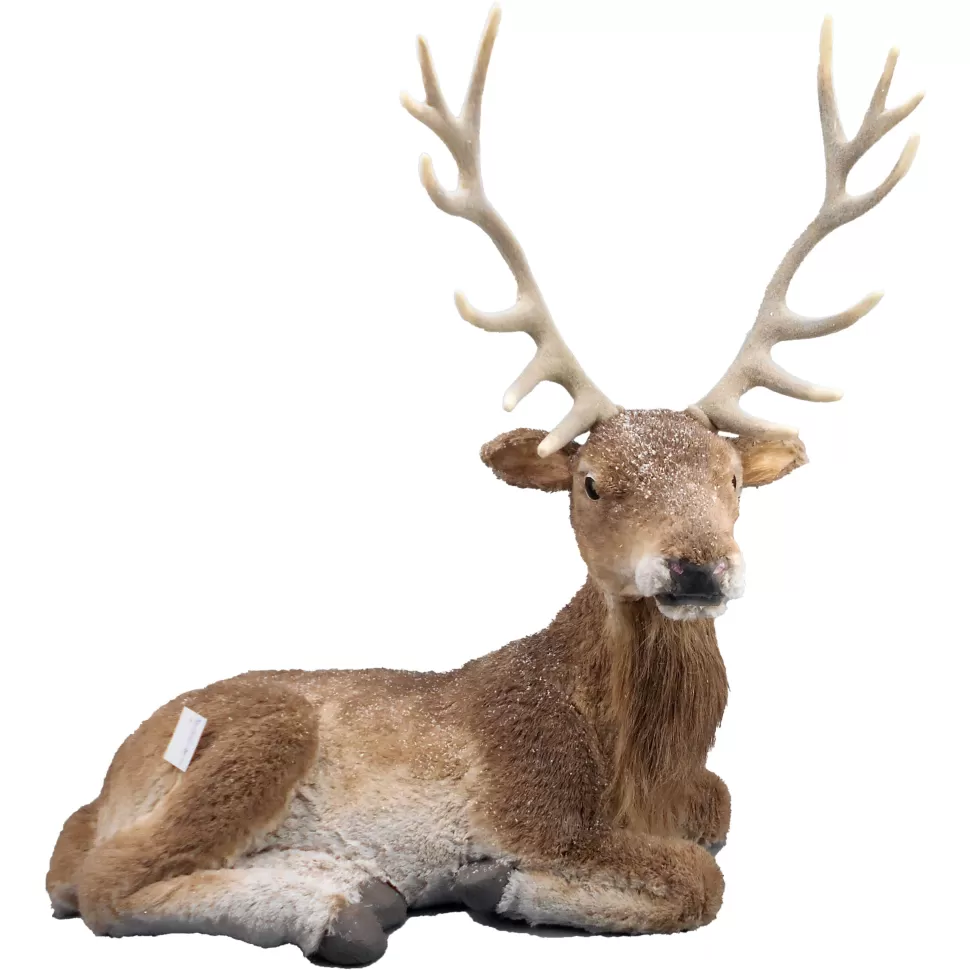 Christmas Forever REINDEER NATURAL SITTING 27″ BROWN W/ FROSTING