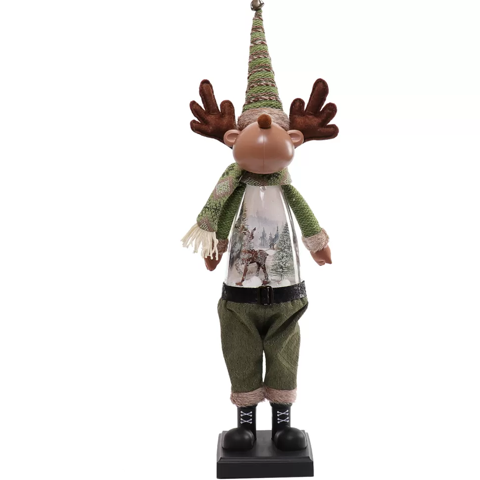 Christmas Forever REINDEER STANDING 27″ MUSICAL & LIGHTING SCENE (3AA B/O-NOT INCLUDED)