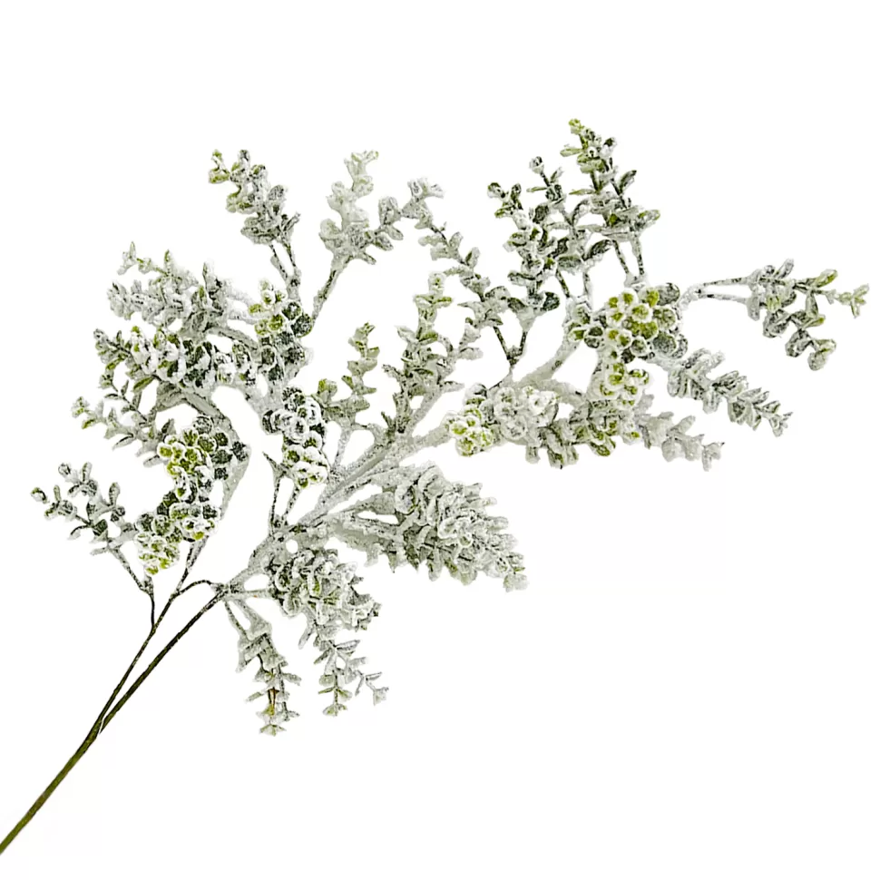 Christmas Forever SPRAY BOXWOOD 28.5″ GREEN SNOW/ GLITTER