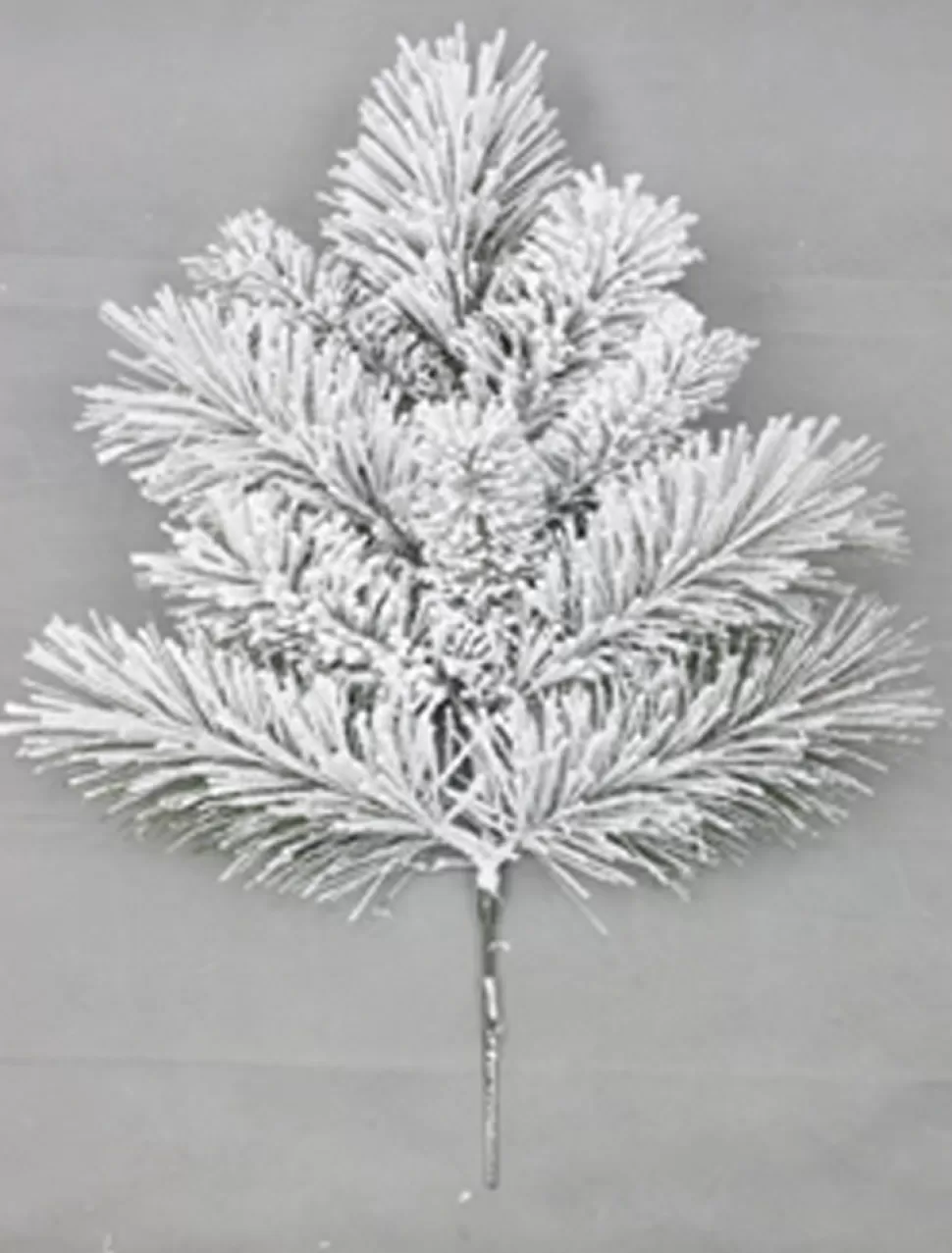 Christmas Forever SPRAY FLOCKED HARD NEED PINE 24″ 10T HEAVY FLOCKING
