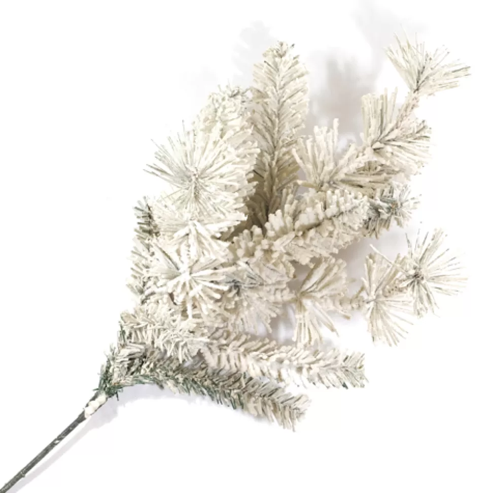 Christmas Forever SPRAY FLOCKED MIXED ALPINE 18″ 14 TIPS