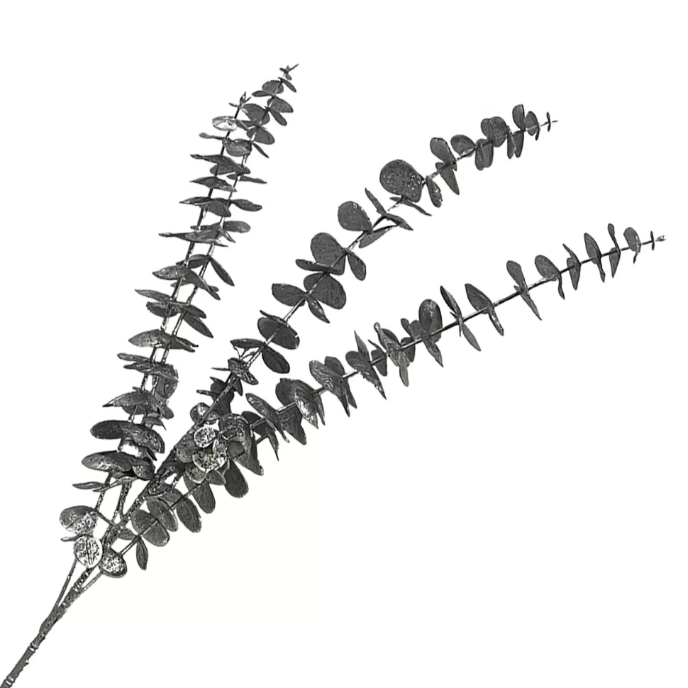 Christmas Forever SPRAY LEAVES APPLE 29.5″ CHAMPAGNE GLITTER