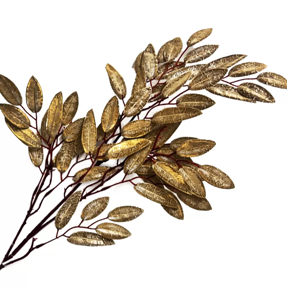 Christmas Forever SPRAY LEAVES METALIC 34″ BRONZE /GREEN